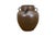 Rustic Antique Brown Four Handle Stoneware Pottery Vase Vessel Crock Pot Urn Jug Jar For Sale - Image 3 of 9