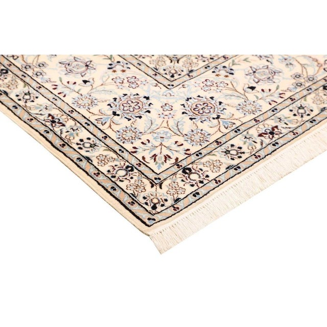 Nain Hand-Knotted Rug in Wool For Sale - Image 5 of 11