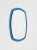Mid-Century Oval Wall Mirror with Blue Frame attributed to Lupi Cristal Luxor, Italy, 1960s For Sale - Image 4 of 16
