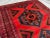 Islamic Vintage Afghan Baluchi Red Rug With Geometric Diamond Design and Soft Wool Pile Rug For Sale - Image 3 of 11