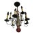 1970s Colonial Reproduction 8-Arm Chandelier For Sale