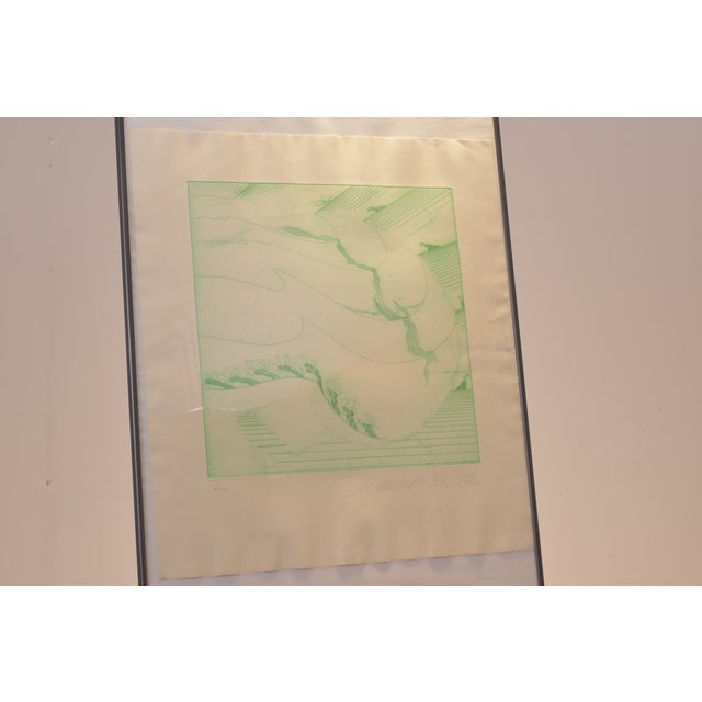 Stefan Wewerka, Drypoint Etchings, Hand-Colored, 1972, 7 Pieces, No. 51/55 For Sale - Image 17 of 18