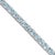 Not Yet Made - Made To Order 13 Ct Natural Sky Blue Aquamarine Tennis Bracelet in Sterling Silver For Sale - Image 5 of 13