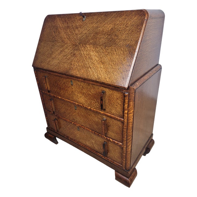 Vintage Oak Desk, 1960s For Sale