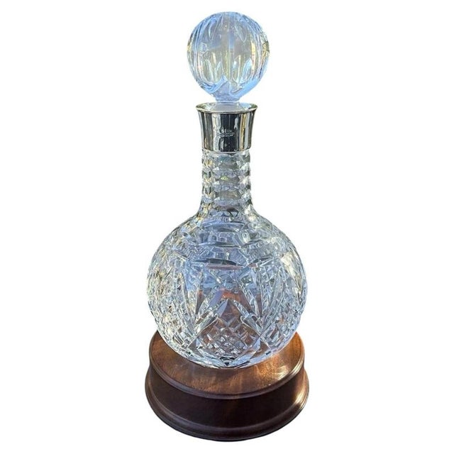 Crystal Sterling Silver Hogget Port Decanter from Stuart, 2000 For Sale - Image 15 of 15