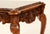 French Provincial Early 20th Century Carved Wood Console Table With Black & Gold Marble Top – Rococo Revival Style For Sale - Image 3 of 6