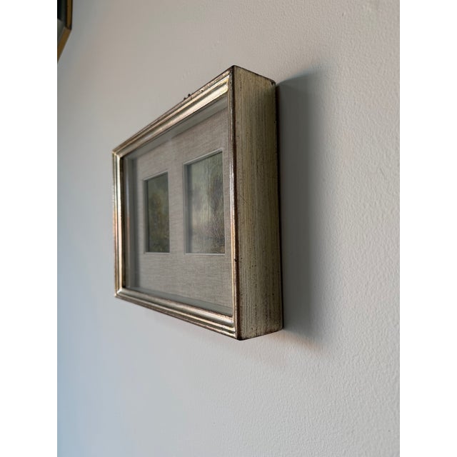 Vintage Rogiani Impressionist Landscape Oil on Canvas Board Painting – Framed For Sale - Image 4 of 12