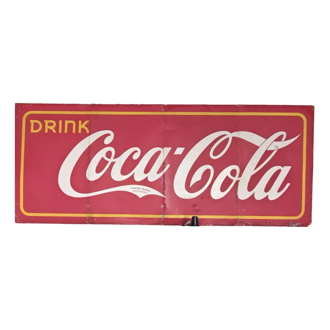 Vintage Coca Cola Sign, 1957 | Chairish
