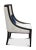 Textile Empire Revival Gondola Dining Chair with Ebonised Frame For Sale - Image 7 of 10