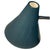 Metal Vintage Black Gooseneck Desk Lamp with Blue-Grey Shade, 1970s For Sale - Image 7 of 11