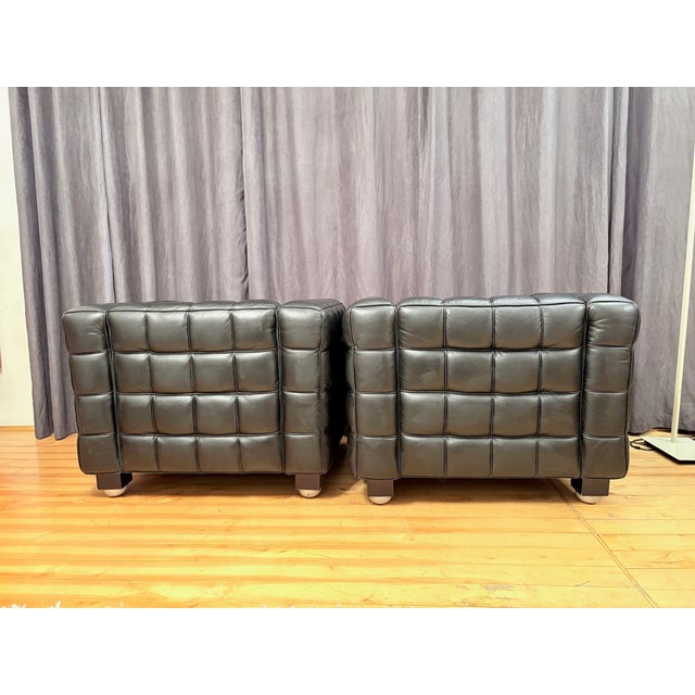 Kubus 8020 Armchairs by Josef Hoffmann for Wittmann, Austria, 1980s, Set of 2 For Sale - Image 6 of 18