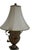 1980s Porcelain Gold Gilt Italian Regency Table Lamp Light Jardiniere For Sale - Image 9 of 10