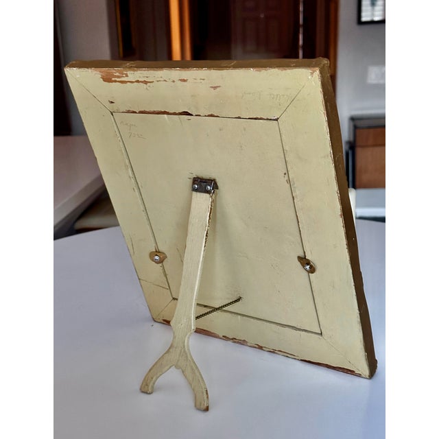 Venetian Giltwood Reverse Painted Picture Frame For Sale - Image 11 of 17