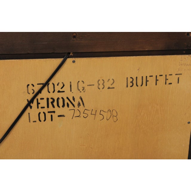 Hickory White Co Regency Sideboard Buffet Curio Cabinet For Sale - Image 18 of 18