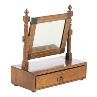 Dressing Table with Tilting Mirror, 19th Century For Sale