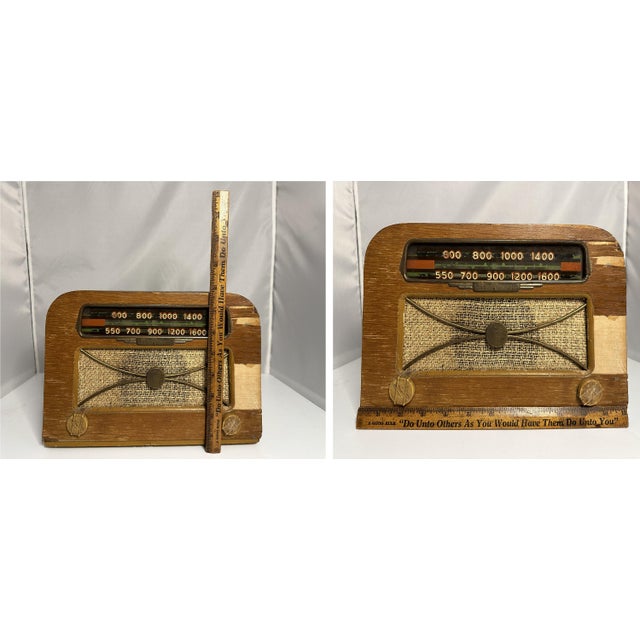 Rare 1946 Eames Hoffman Tube Radio Model A 309: MCM Decor (For Parts/Restoration) For Sale - Image 10 of 10