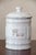 French Country Vintage French Ceramic Sugar Canister For Sale - Image 3 of 3