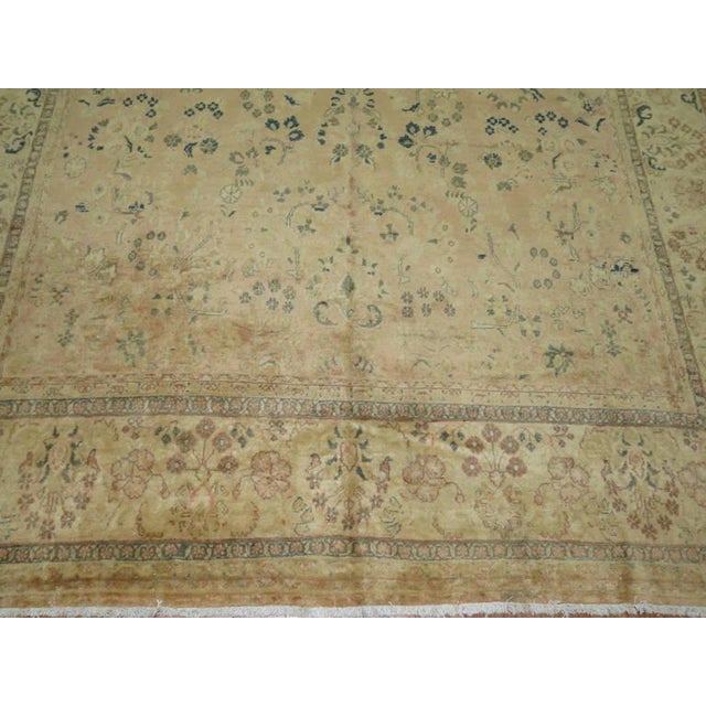 Late 20th Century Persian Floral Rug - 8'10" x 15'3" For Sale In New York - Image 6 of 6