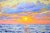 Early 21st Century Pink Sunset on the Sea.Modern Original Painting. For Sale - Image 5 of 6