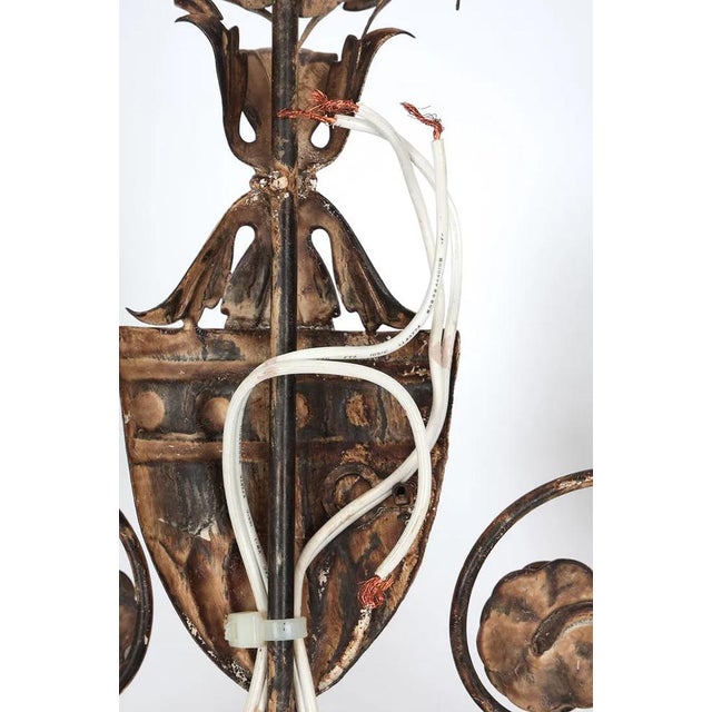 Fine Pair of Lillian August Florentine Italian Tole Style Lighting Sconces For Sale - Image 15 of 15