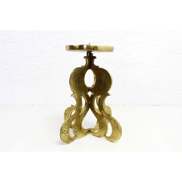 Bronze candle holder by Guiseppe Gallo 1960 This is an original piece that comes straight from Italy. This bronze candle...