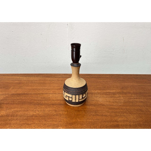Mid-Century Modern Danish Studio Pottery Table Lamp from Axella, Denmark, 1960s For Sale - Image 4 of 18