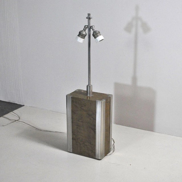 Gray Table Lamp, 1970s For Sale - Image 8 of 13