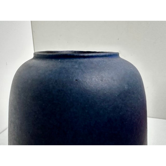 This rare and sculptural studio ceramic vase was designed in the 1950s by the renowned German ceramicist Andreas Kastl (a...