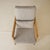 Wood French Lounge Chair + Pillow in the Manner of René Gabriel, 1940s - 2 Available For Sale - Image 7 of 11