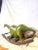 This is a whimsical piece of folk art history still rocking today! Hand carved heavy wooden build with original weathered...