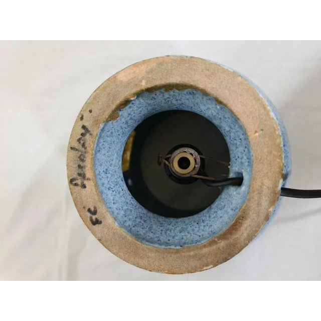 1960s Ceramic Table Lamp from Accolay, 1960s For Sale - Image 5 of 8