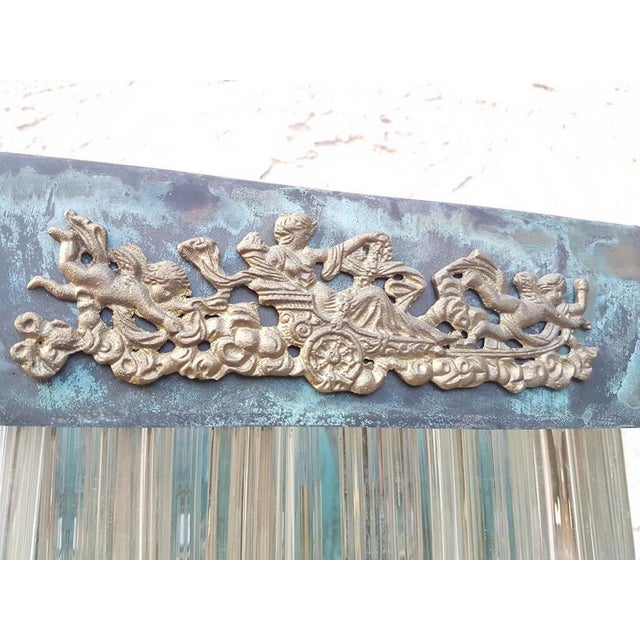 Trimmed Glass Wall Lamp from Venini, 1960s For Sale - Image 12 of 14