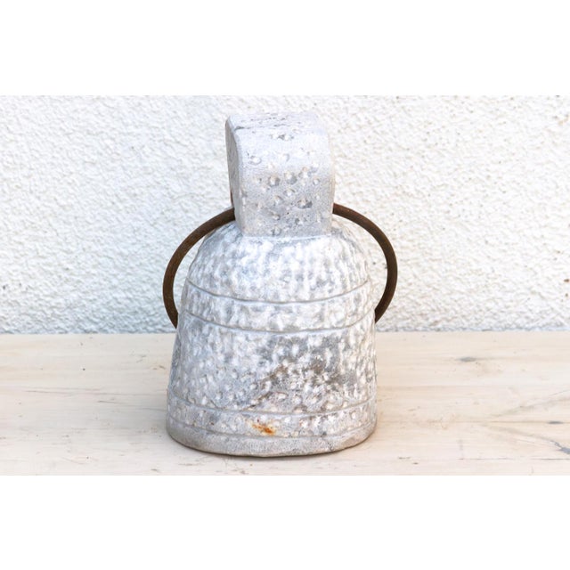 Bell Form Carved Stone Door Stop For Sale - Image 4 of 9