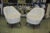 Set of Mid-Century White Faux Fur Lounge Chair, 1950s Set of 2 For Sale - Image 9 of 9
