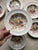 Vintage Pomona Windsor Ware 8” Soup Bowls | Johnson Bros England | c.1940–1950 | Set of 7 Hand-Colored Earthenware For Sale In Chicago - Image 6 of 12