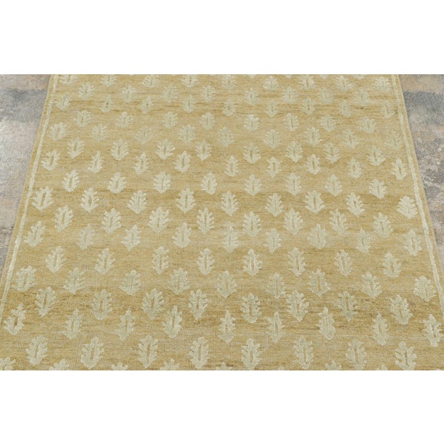 This contemporary 3x5 rug from Rug & Kilim’s Block Print Collection—an innovative line celebrating the artisanal charm of...