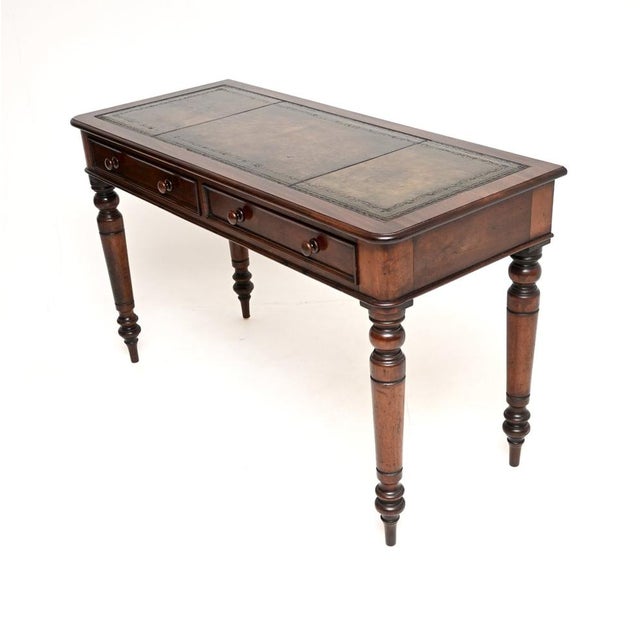 Antique Early Victorian Writing Table, 1840s For Sale - Image 4 of 11