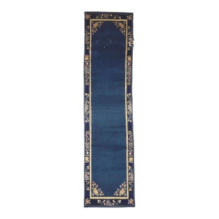 Chinoiserie Chic Chinese Art Deco Rug - 02'04 X 09'02 For Sale