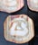 Ceramic Set of Five Yohen-Kin Shino Ceramic Plates by Suzuki Tomio For Sale - Image 7 of 17