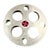 Mid-century 26" 35mm Movie Reel Aluminum by Goldberg out of Denver Co. Commonly used in film and later the television...