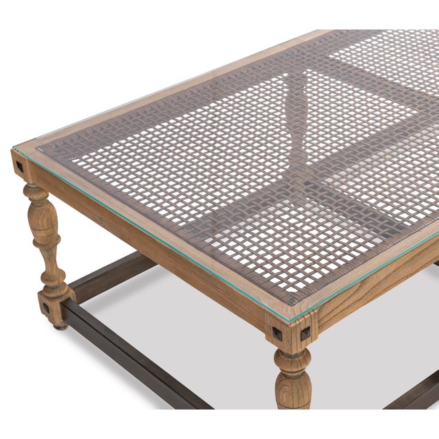 Maitland - Smith Maitland-Smith Riempie Cocktail Table For Sale - Image 4 of 4