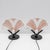 Art Deco Style Murano Glass Table Lamps, 1970s, Set of 2, in Good conditions. Designed 1970 to 1979 Up to 250V (Europe/UK...