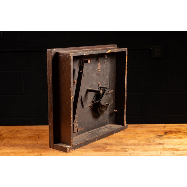 Folk Art Early 20th Century Automaton Advertising Clock For Sale - Image 3 of 10