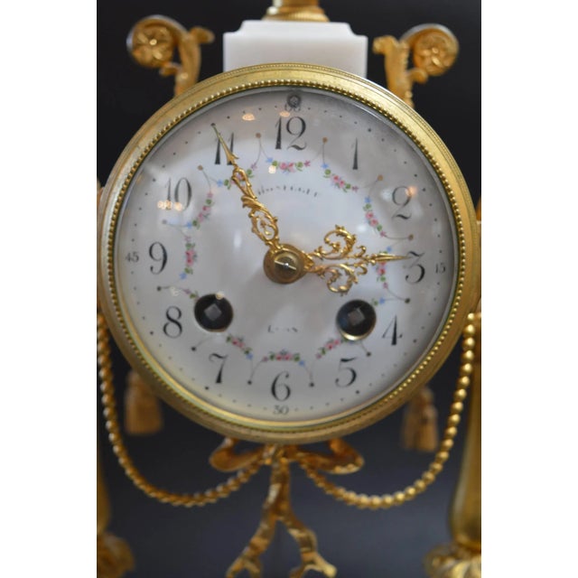 French 19th Century French Clockset For Sale - Image 3 of 10