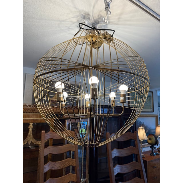 Contemporary Mercana Chiron II Globe Chandelier For Sale - Image 3 of 12