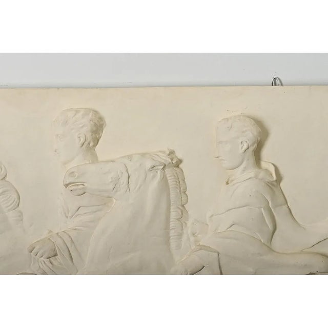 Cream French Vintage Reproduction Parthenon Frieze Panel For Sale - Image 8 of 12
