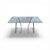 1970's Chrome Paperclip Tubular Tresles With Glass Top Table For Sale - Image 10 of 14