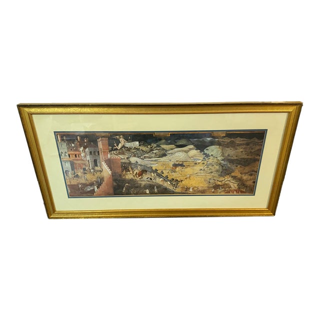 Effects of Good Government in the Countryside by Ambrogio Lorenzetti Print 39x20 For Sale