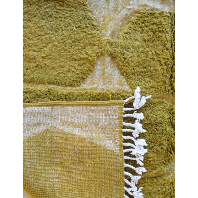 Textile Handwoven Moroccan Modern Wool Rug - 9.8 X 7.7 Ft For Sale - Image 7 of 8