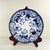 Ceramic 19th Century Blue Earthenware Flora Dessert Plates from Creil and Montereau, Set of 4 For Sale - Image 7 of 9
